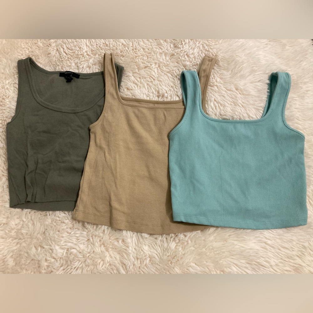 Wild Fable Ribbed Tube Top in Teal